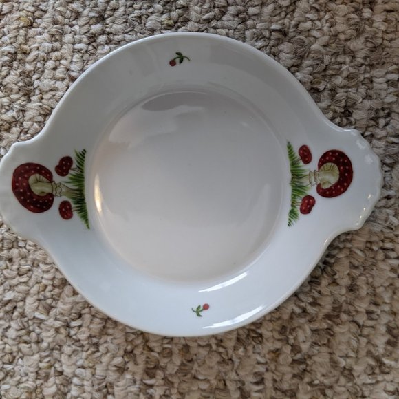 Apilco France Handpainted Set of 4 Dish Signed - Picture 2 of 4